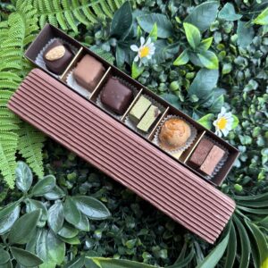 Riegel mit dunklen Trüffel und Mischungen