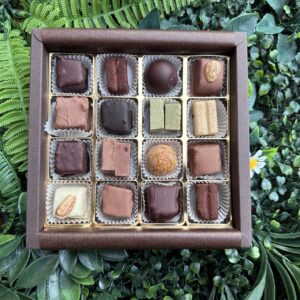 Trüffel-/Würfelmischung mit Alkohol